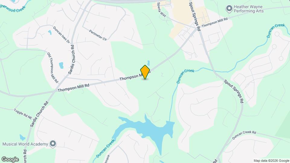 2694 Thompson Mill Rd Map and Location Details