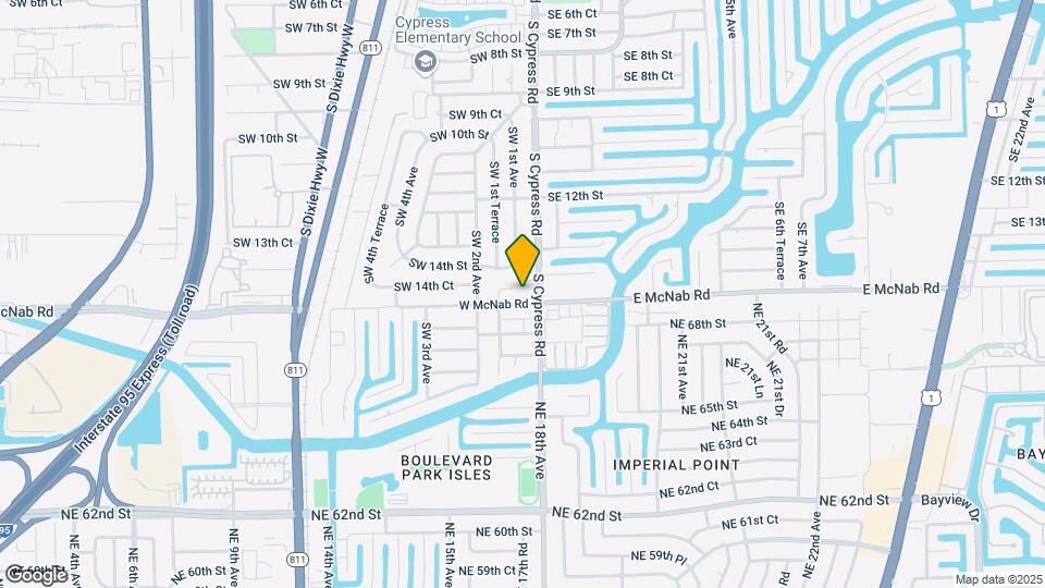 121 SW 15th St, Unit A Map and Location Details