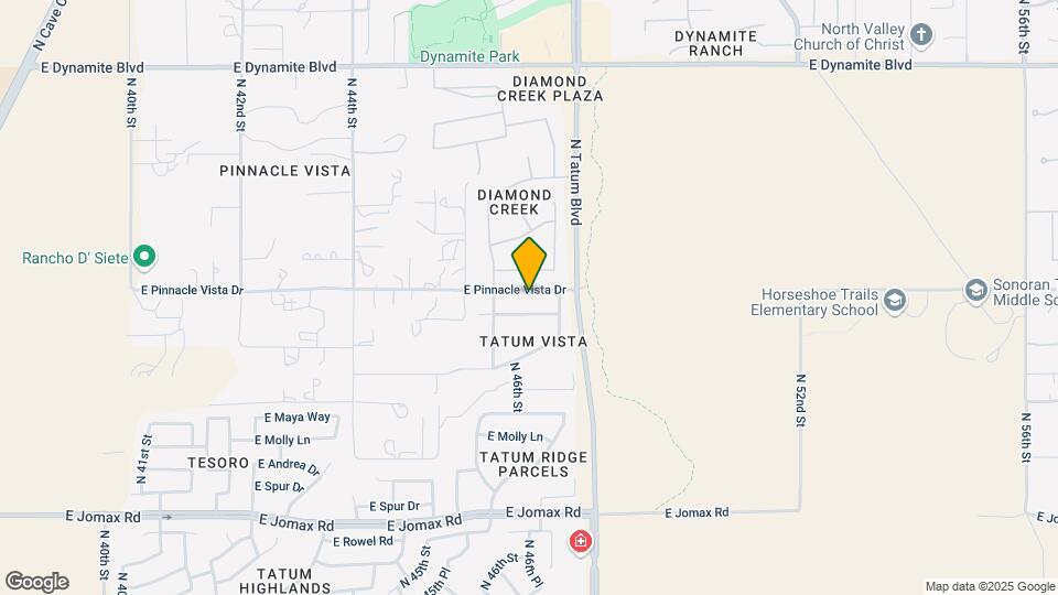 4609 E Pinnacle Vista Dr Map and Location Details
