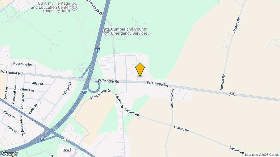 1762-1766 W Trindle Rd Map and Location Details