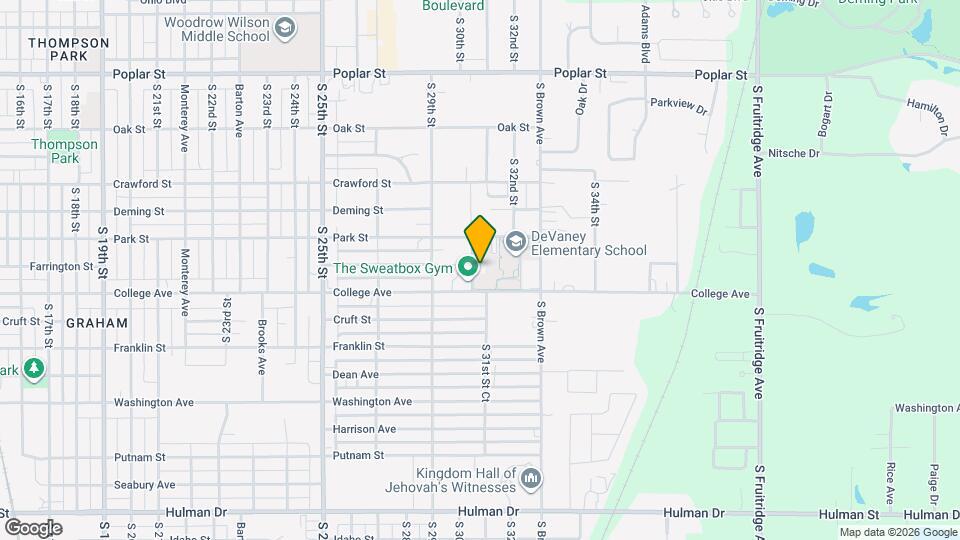 1004 Hampton Ave Map and Location Details
