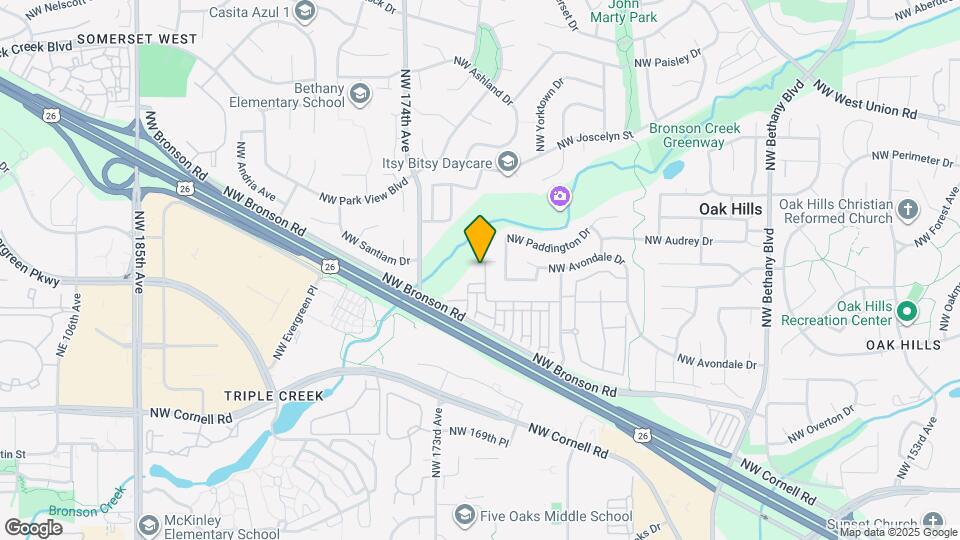 2529 NW Rogue Valley Terrace Map and Location Details