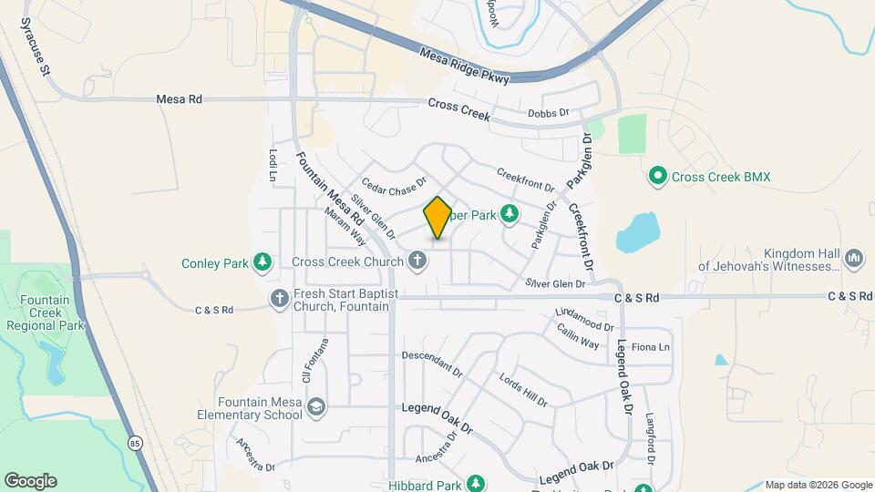 8389 Newbury Way Map and Location Details