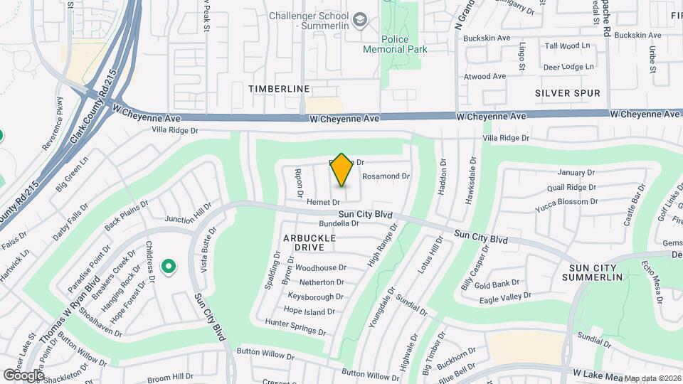 3009 Cradle Mountain Dr Map and Location Details