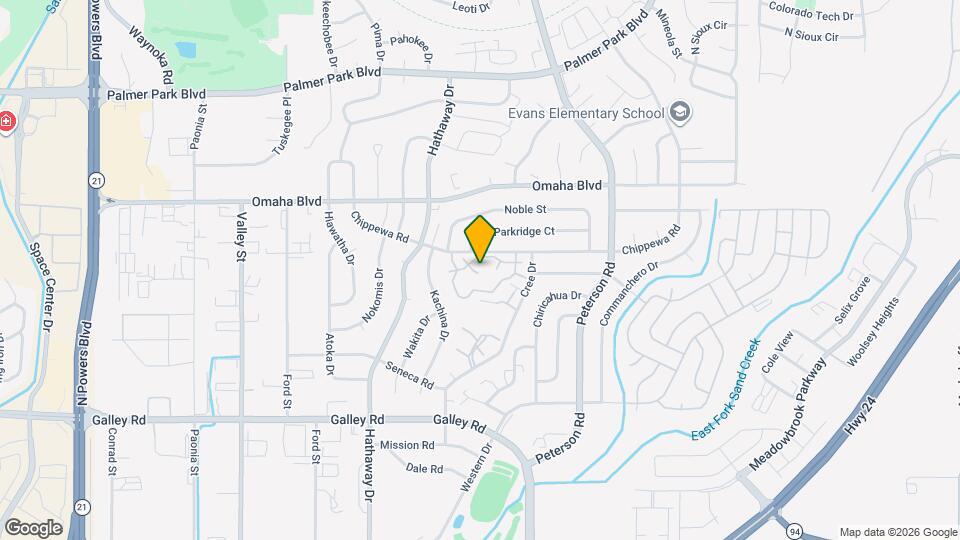 6627 Proud Eagle Ct Map and Location Details