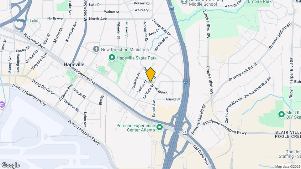 3349 La Vista Dr Map and Location Details