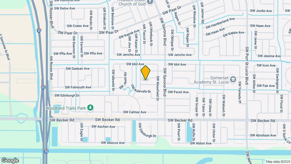 1173 SW Fargo Ave Map and Location Details