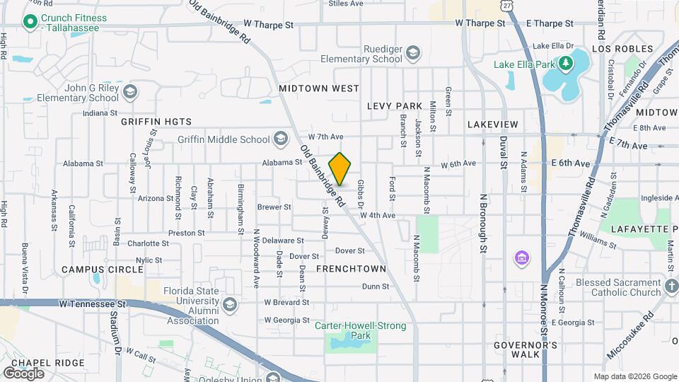 677 W 5th Ave Map and Location Details