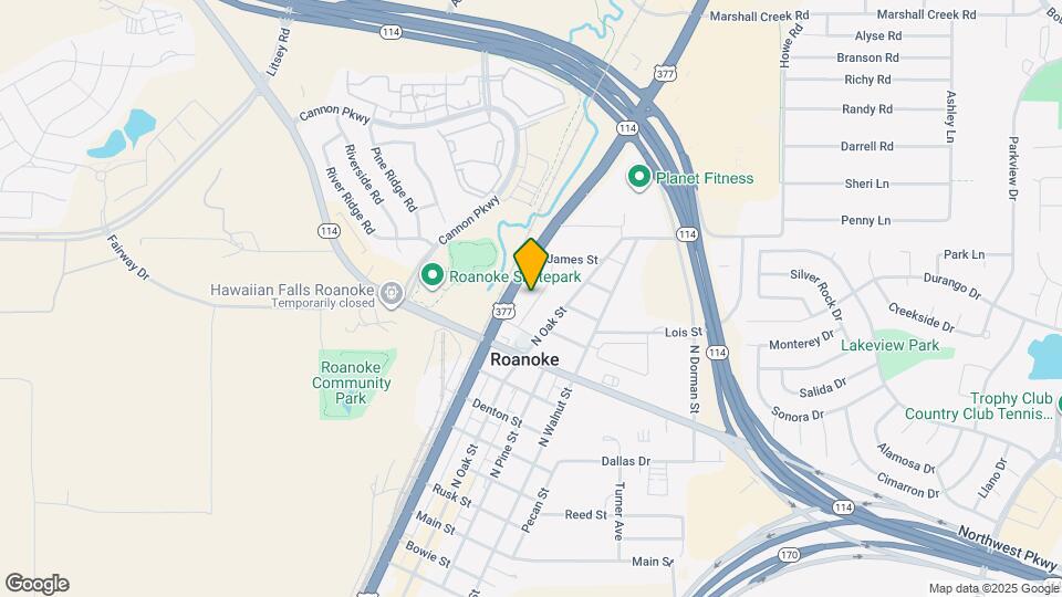 807 Crosby St Map and Location Details