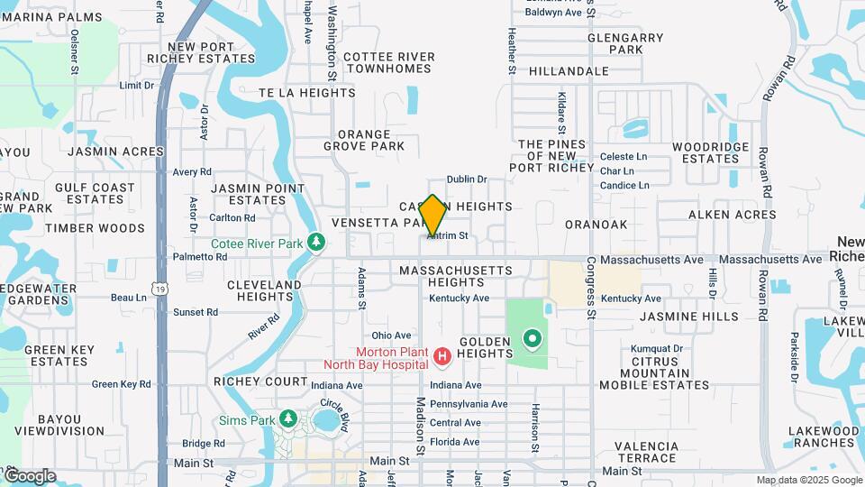 6024 Antrim St Mapa y Detalles de la Ubicación