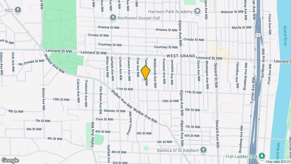 1029 Tamarack Ave NW Map and Location Details