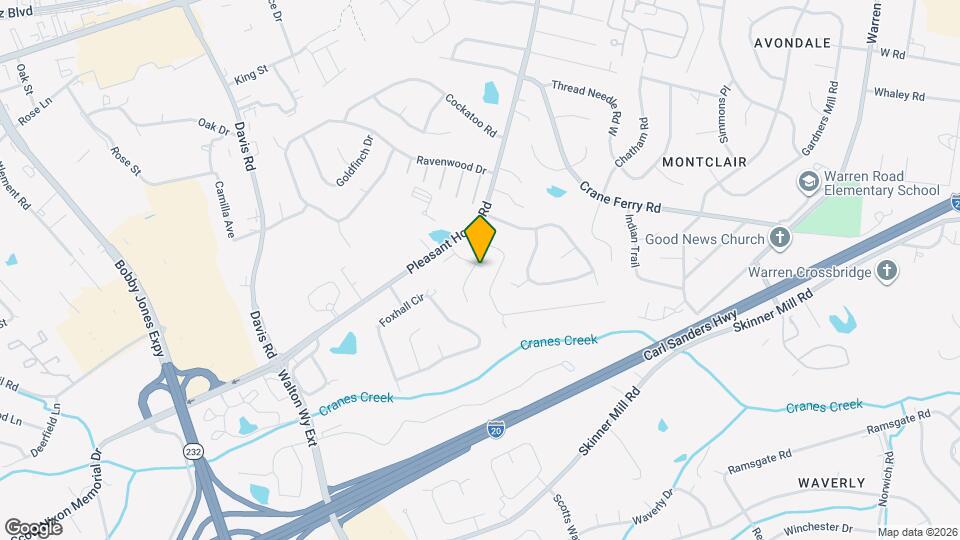 2902 Running Creek Ln Map and Location Details