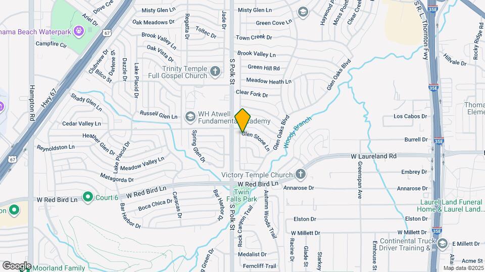 5816 Fox Hill Ln Map and Location Details