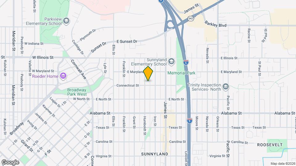 2706 Humboldt St Map and Location Details