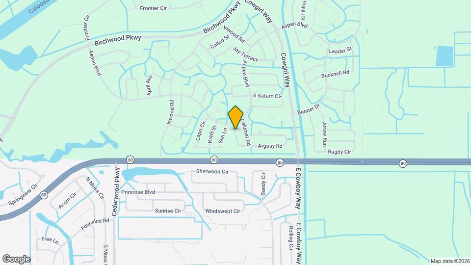 1269 Argosy Rd Map and Location Details