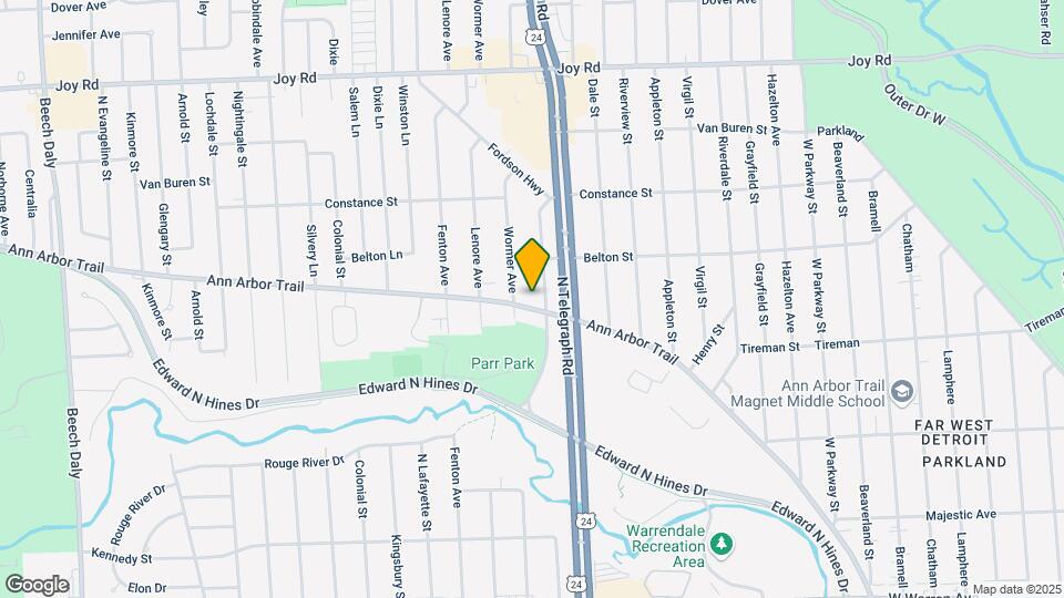 24106-24276 Ann Arbor Trl Mapa y Detalles de la Ubicación