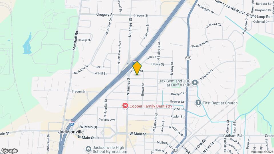 712 W Martin St Map and Location Details