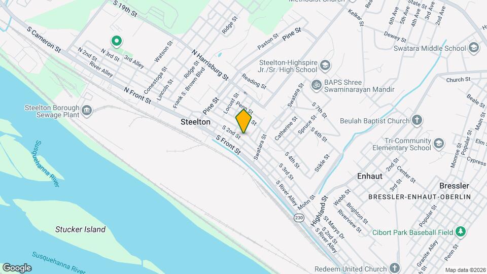 137 S 2nd St Map and Location Details