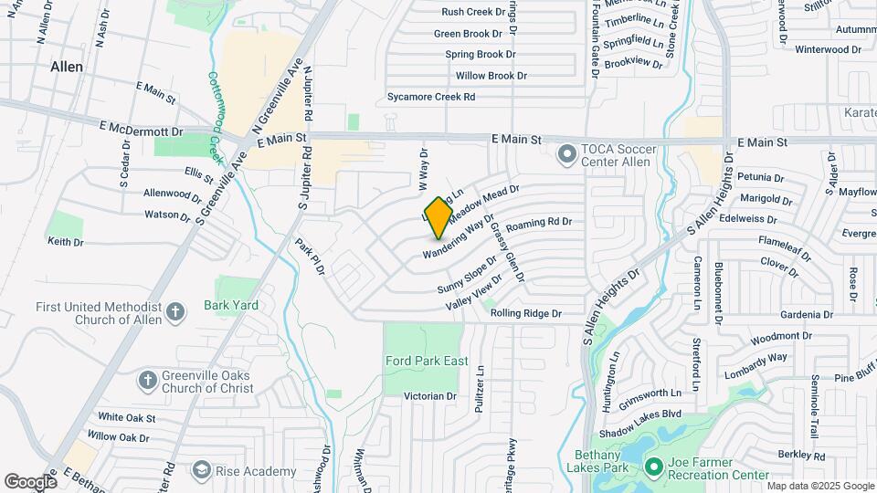 719 Wandering Way Dr Map and Location Details