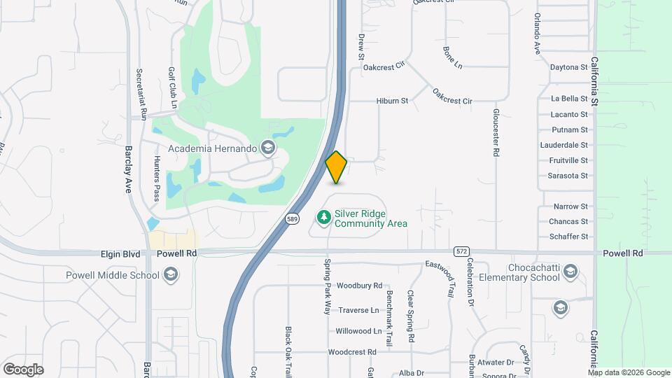 15604 Durango Cir Map and Location Details