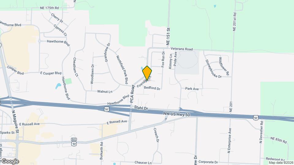 1006 Foxridge Dr Map and Location Details