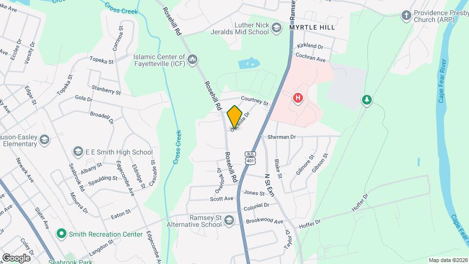 2054 Osceola Dr Map and Location Details