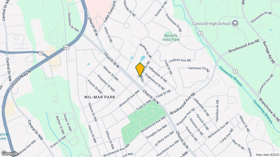 611 Hyde Park Dr NE Map and Location Details