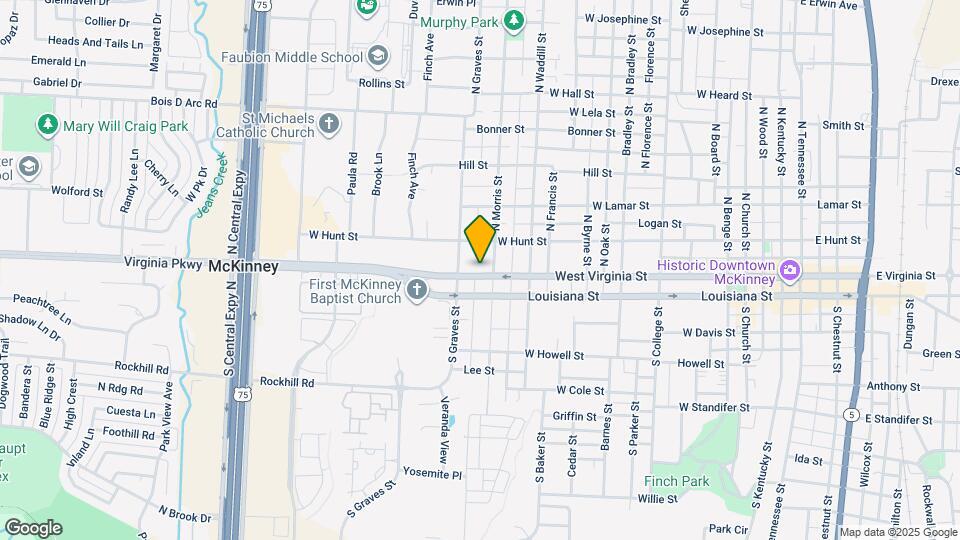 1500 W Virginia St Map and Location Details