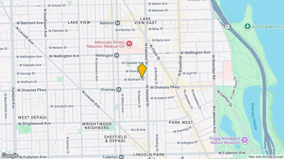 832 W Wolfram St, Unit 837-101 Map and Location Details