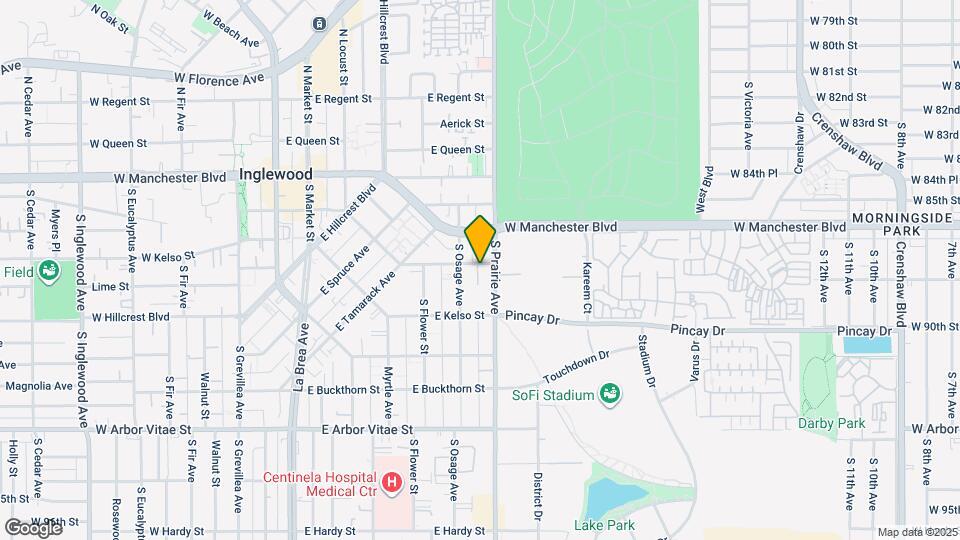 818 E Nutwood St Map and Location Details