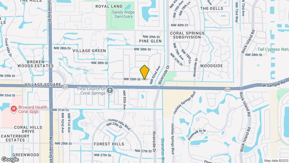 8300 NW 35th St Map and Location Details