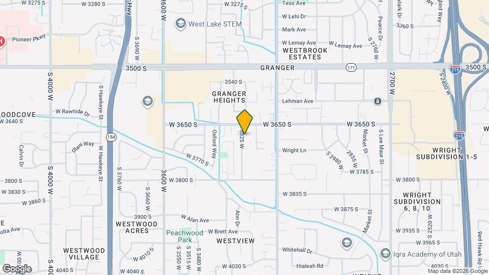 3687 S 3325 W, Unit 3687 Map and Location Details