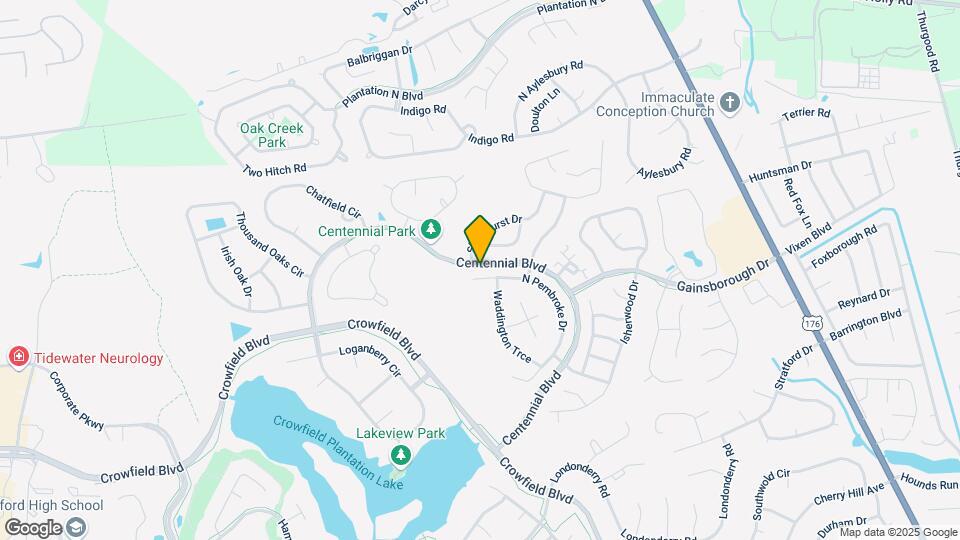 216 N Pembroke Dr Map and Location Details