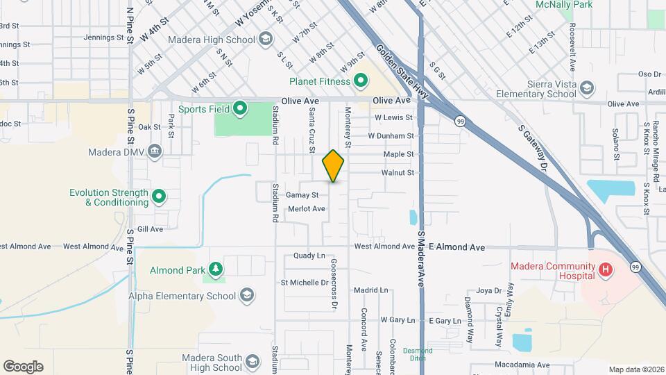415 Santa Bonita St Map and Location Details