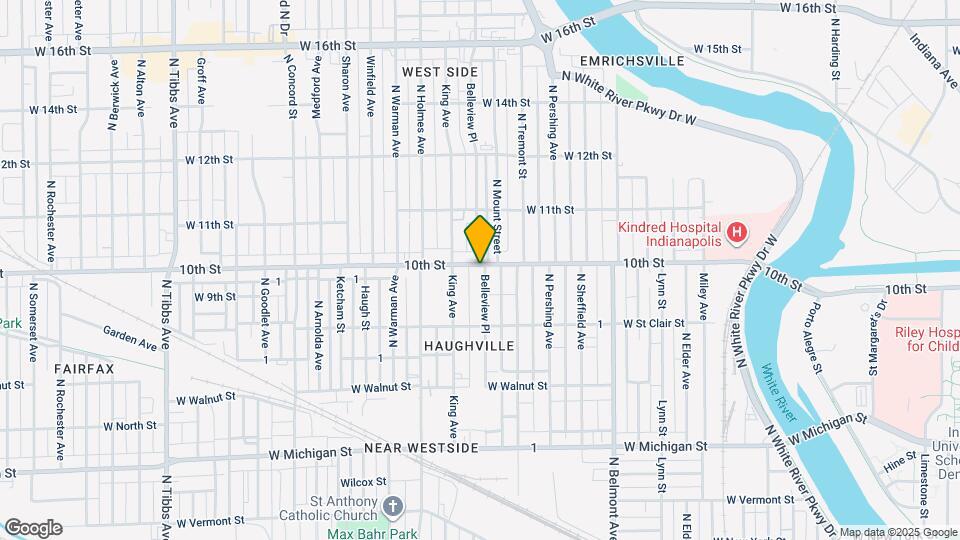 972 N Belleview Pl Map and Location Details