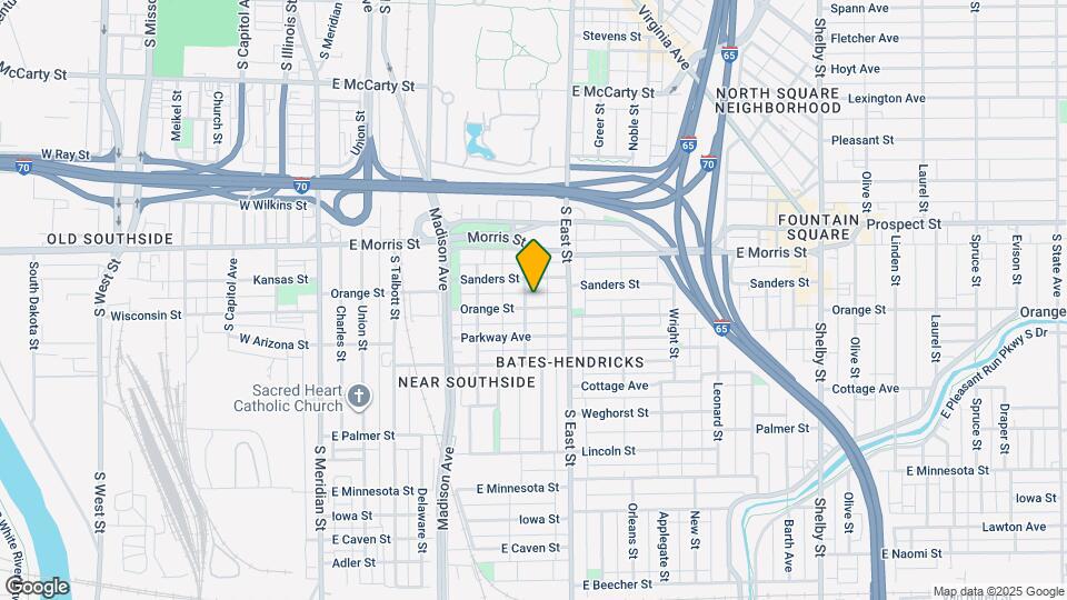 406 Orange St Map and Location Details