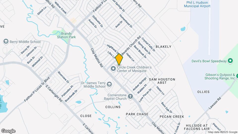 2524 Park Valley Dr Mapa y Detalles de la Ubicación