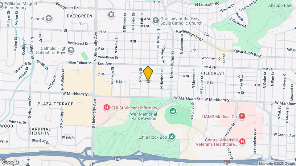 220 N Tyler St Map and Location Details