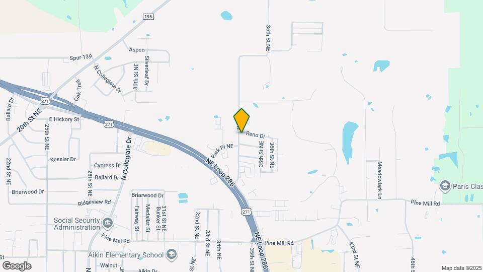 3410 Reno Dr Map and Location Details