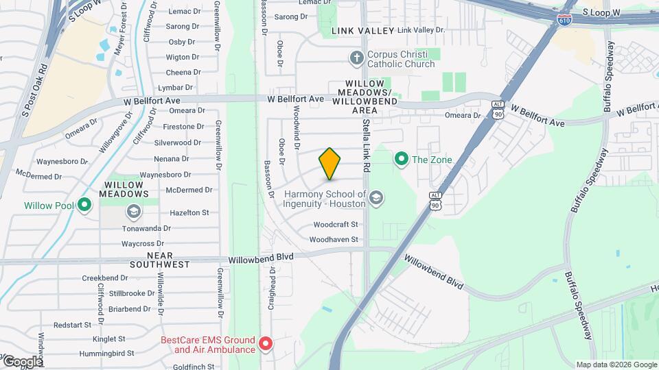 4045 Woodfox St Map and Location Details