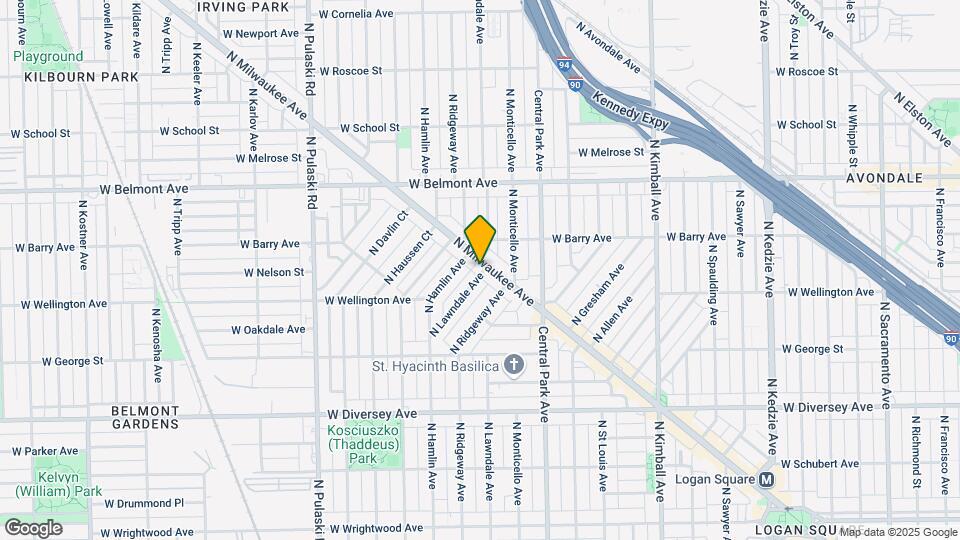 3050 N Milwaukee Ave Map and Location Details