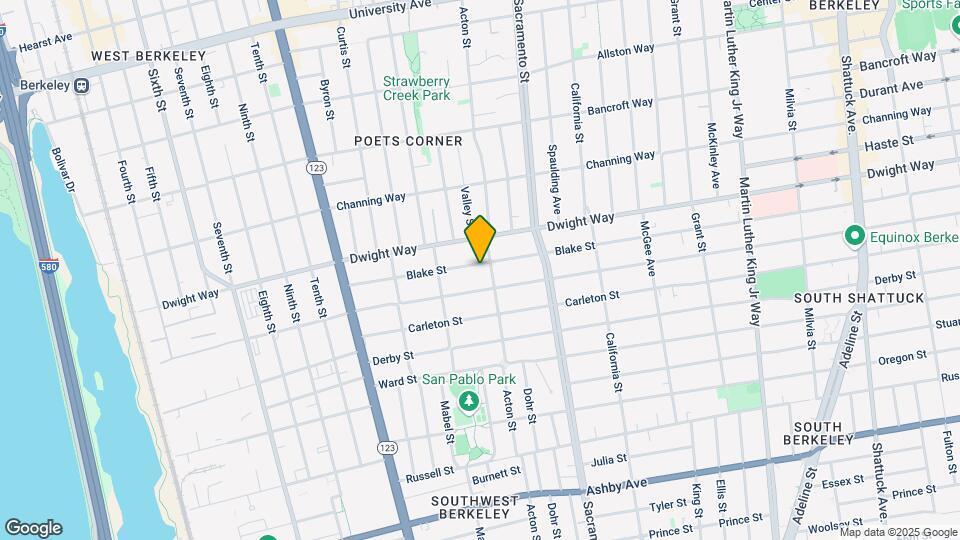 1340 Blake St Map and Location Details