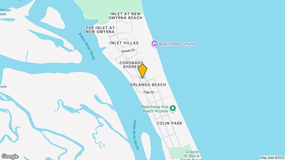 1707 N Peninsula Ave Map and Location Details