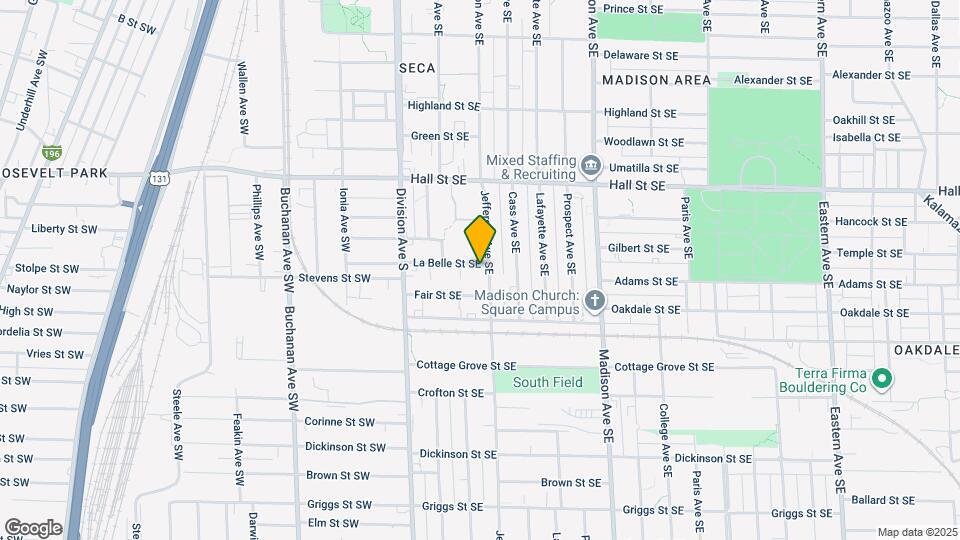 1327 Jefferson Ave SE Mapa y Detalles de la Ubicación