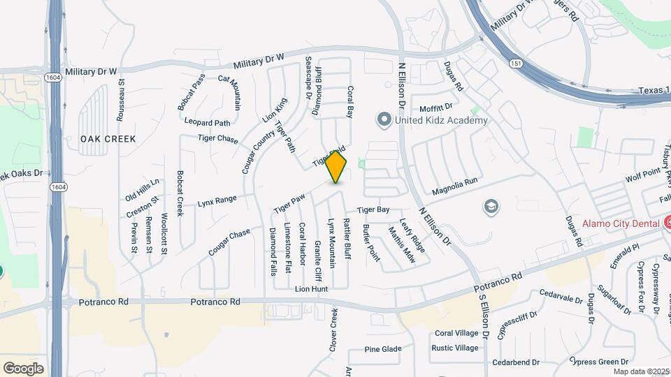 10311 Cougar Gap Map and Location Details