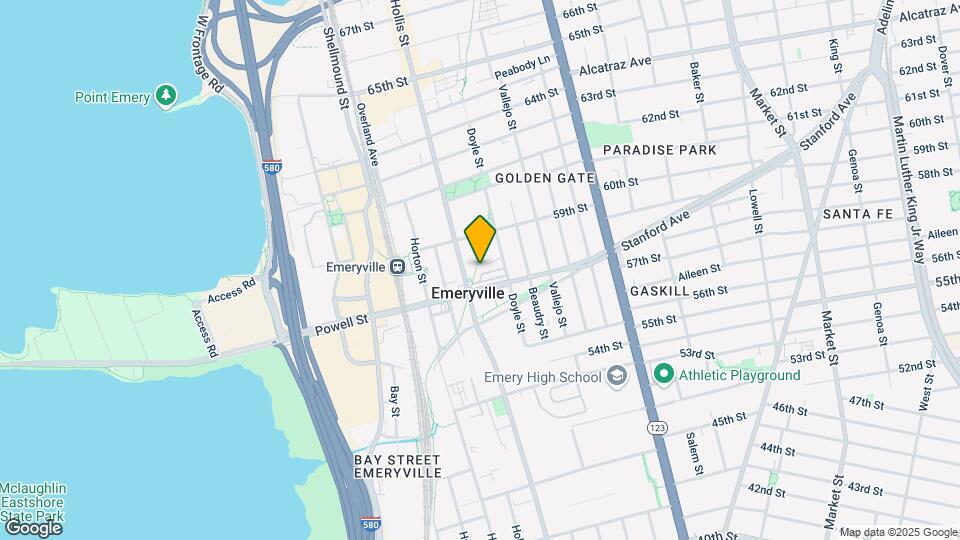 1336 Powell St Mapa y Detalles de la Ubicación