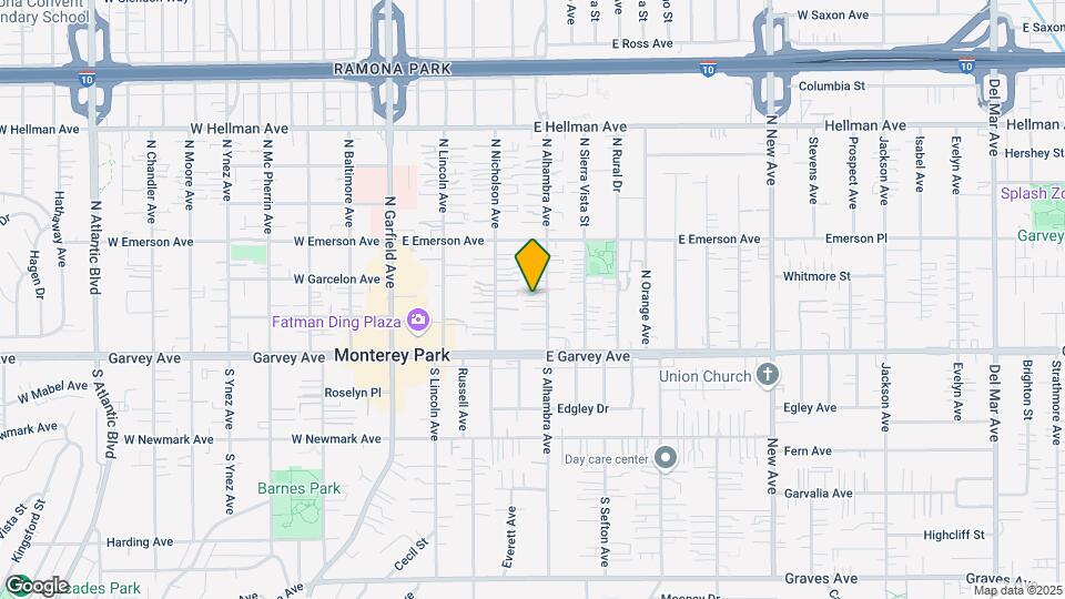 215 N Alhambra Ave Mapa y Detalles de la Ubicación
