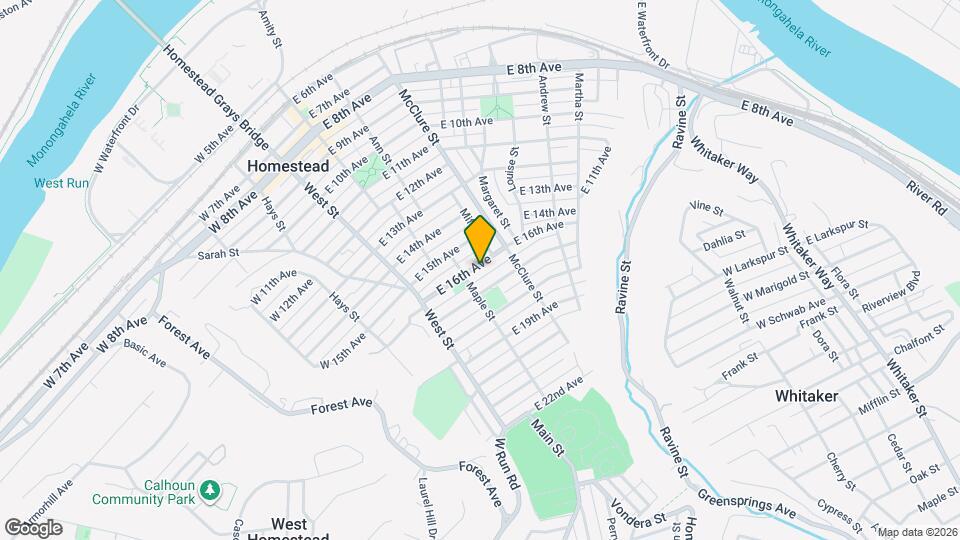 214 E 16th Ave Mapa y Detalles de la Ubicación