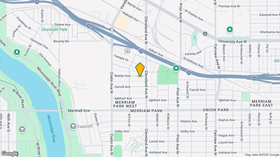 2080 Roblyn Ave Map and Location Details