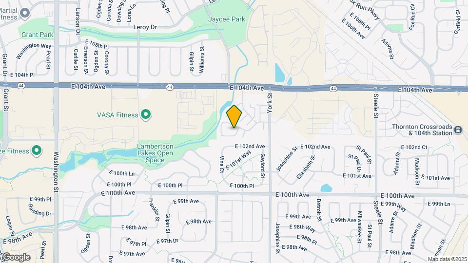 2037 E 102nd Cir Map and Location Details
